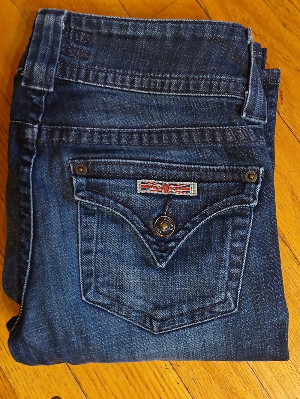 Hudson Bootcut Jeans, Dark Wash, Size 26 (Updated Listing)